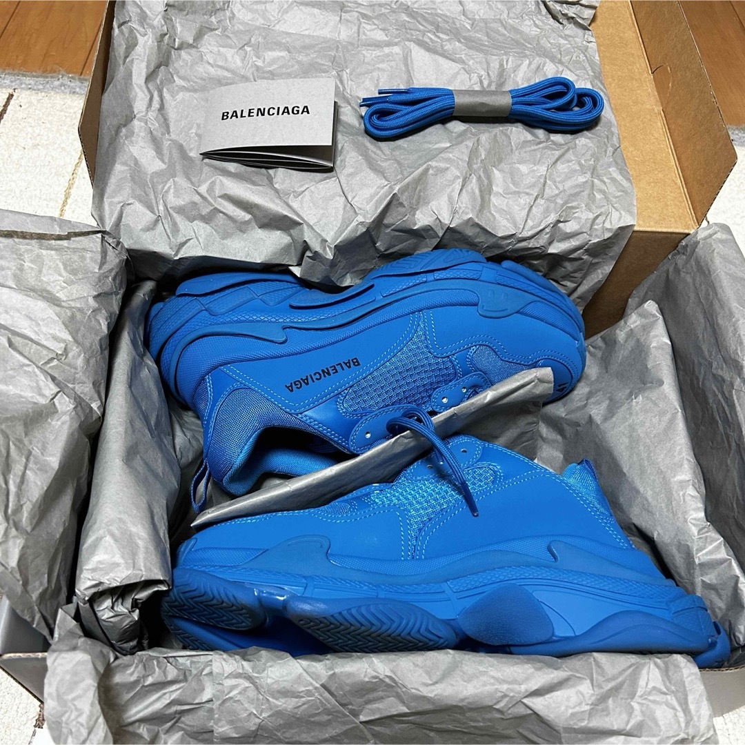 Balenciaga(バレンシアガ)のBALENCIAGA TRIPLE S SNEAKER ブルー 41 メンズの靴/シューズ(スニーカー)の商品写真