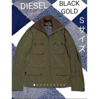 ディーゼル(DIESEL)のDIESEL　BLACKGOLD　 MA1　ナイロンブルゾン　Sサイズ　カーキ(ブルゾン)