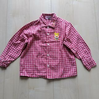 ミキハウス(mikihouse)のミキハウス　長袖チェックシャツ　プッチーくん(Tシャツ/カットソー)