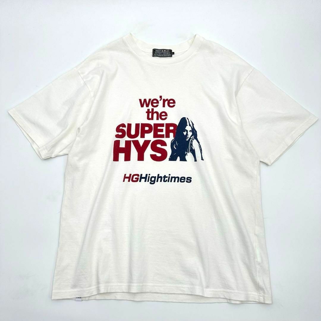 HYSTERIC GLAMOUR(ヒステリックグラマー)の【人気Lサイズ】ヒステリックグラマー★ヒスガール　プリントロゴ　HYS Tシャツ メンズのトップス(Tシャツ/カットソー(半袖/袖なし))の商品写真