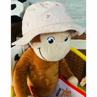 キッズフォーレ(KIDS FORET)のKids Foret  さくらんぼ柄 ハット ピンク 48cm(帽子)