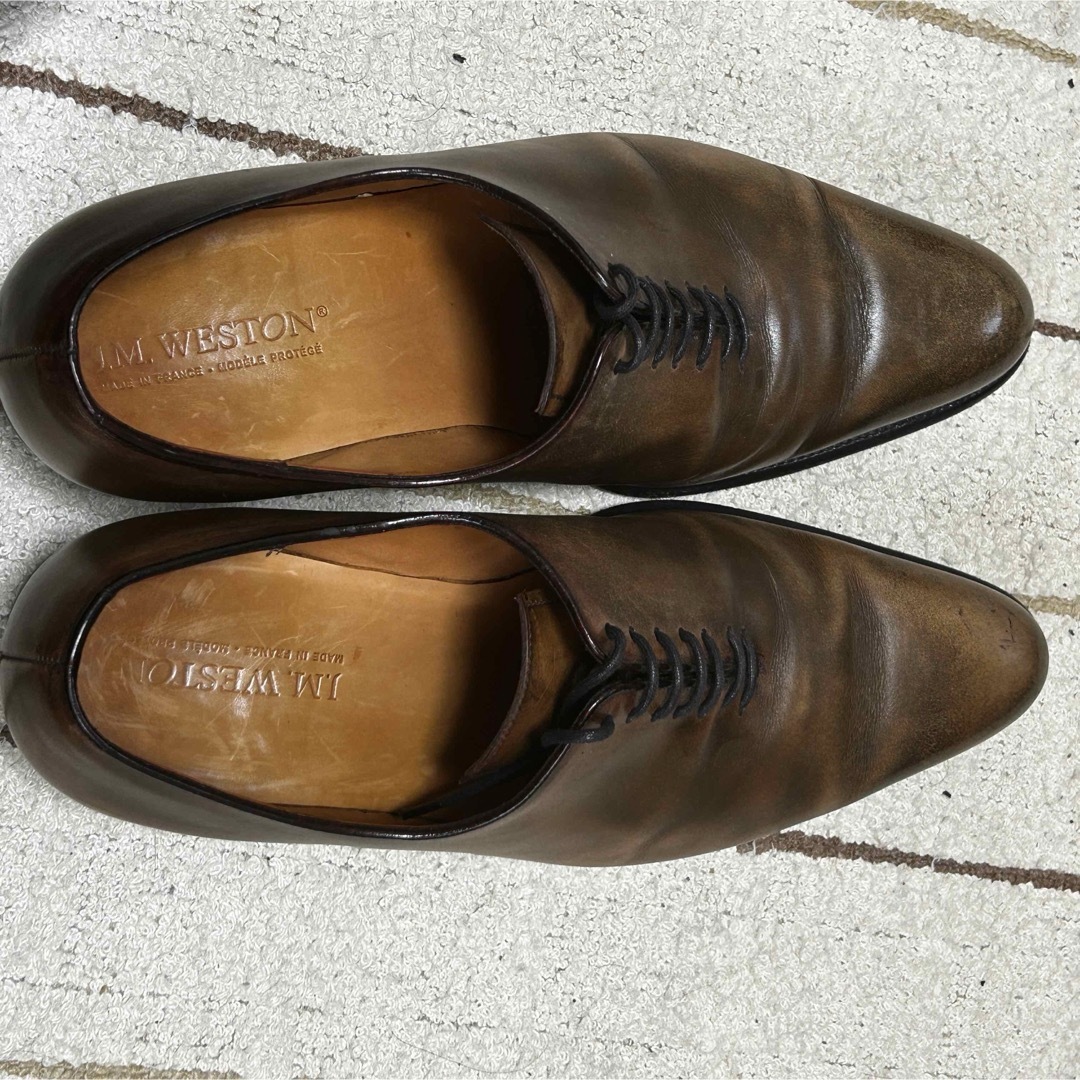 J.M.WESTON ドレスシューズ ブラウン 内バネ J.M.WESTON ドレスシューズ ブラウン 内バネ