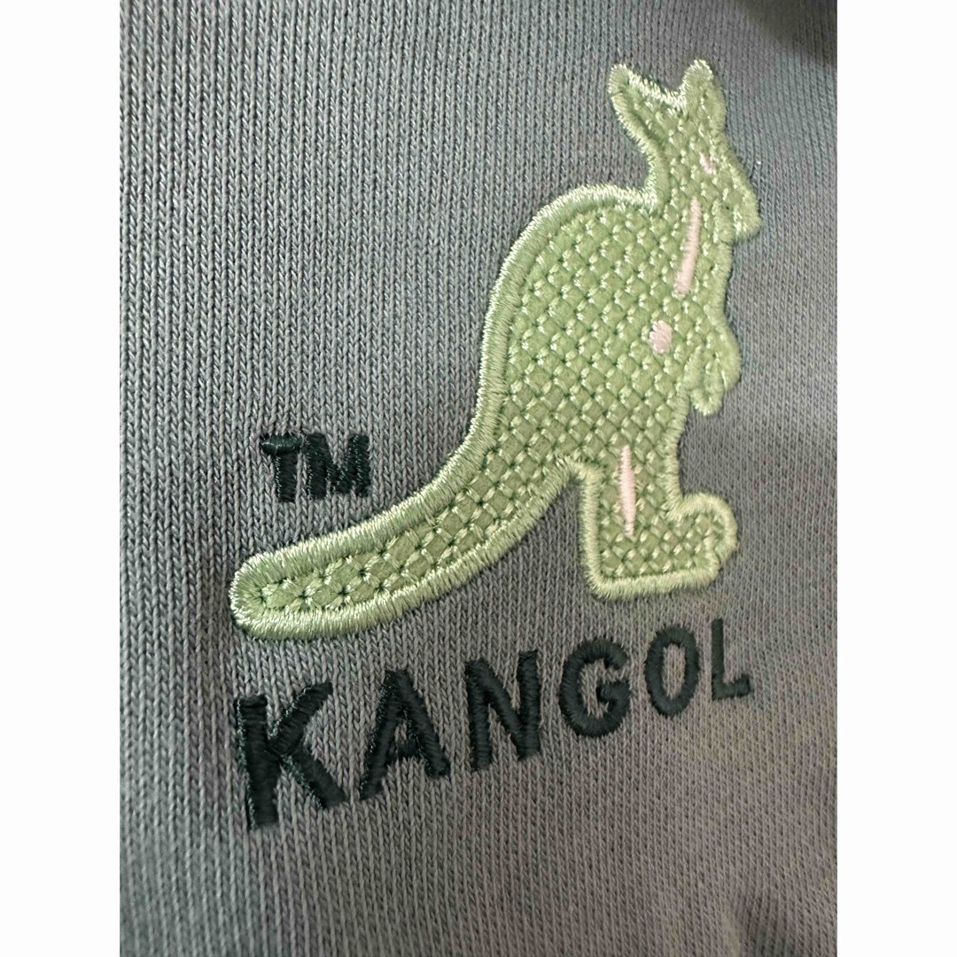 KANGOL(カンゴール)の新品 カンゴール アウター パーカー ジャケット グリーン 100cm 男女兼用 キッズ/ベビー/マタニティのキッズ服女の子用(90cm~)(ジャケット/上着)の商品写真