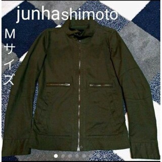 junhashimoto - junhashimoto  ライダースジャケット　カーキー