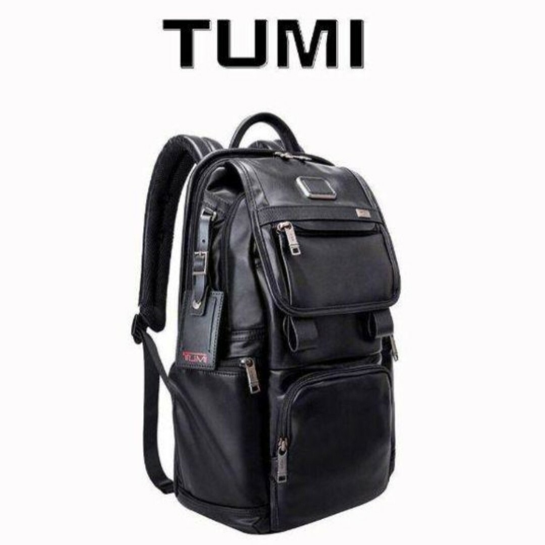 TUMI(トゥミ)の新品未使用品タグ付きTUMI牛革ALPHA 3ショルダーバッグ メンズのバッグ(ビジネスバッグ)の商品写真
