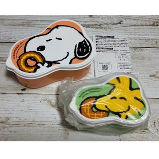 SNOOPY - ミスタードーナツ　スヌーピー　ウッドストック　容器　タッパー　未使用　2012