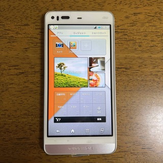 アクオス(AQUOS)のAQUOS PHONE SERIE SHL23 ホワイト 16 GB au(スマートフォン本体)