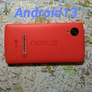 エルジーエレクトロニクス(LG Electronics)のnexus5 Android13 32GB SIMフリー 割と美品(スマートフォン本体)