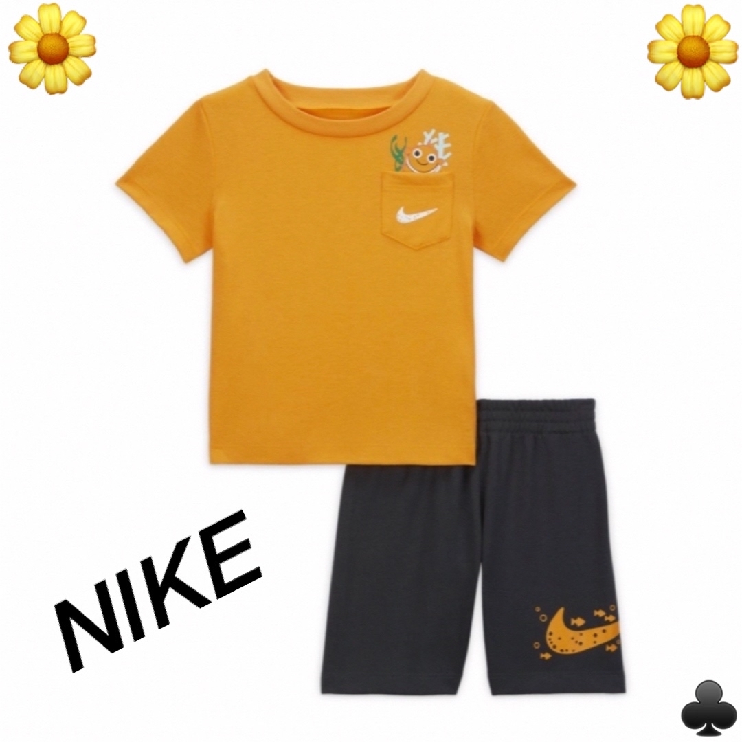 NIKE(ナイキ)のNIKE ベビー ツーピース セットアップ  キッズ/ベビー/マタニティのベビー服(~85cm)(その他)の商品写真