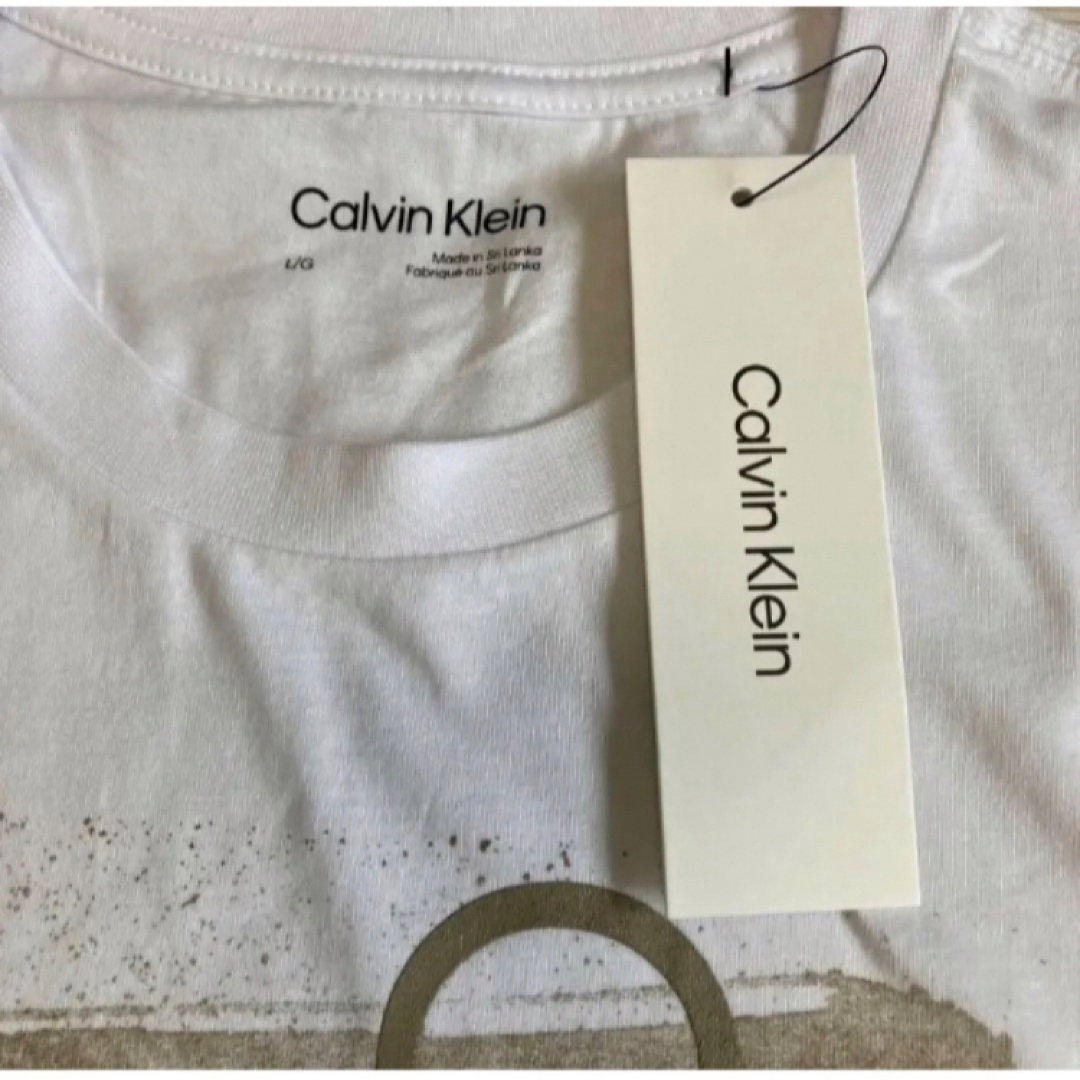 Calvin Klein(カルバンクライン)の送料無料 新品 CALVIN KLEIN クルーネック Tシャツ XL メンズのトップス(Tシャツ/カットソー(半袖/袖なし))の商品写真