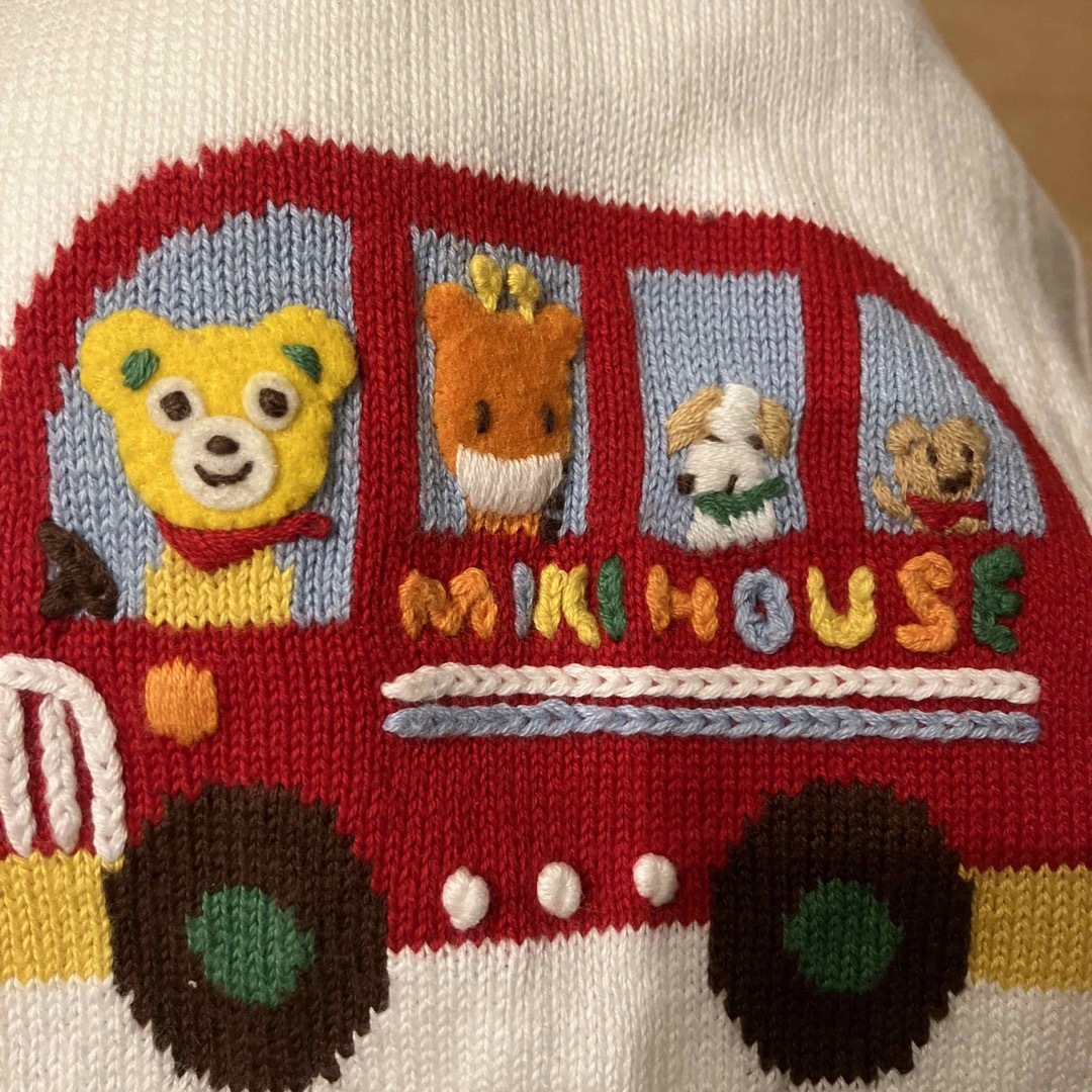 mikihouse(ミキハウス)のMIKIHOUSE ニットです(^^) キッズ/ベビー/マタニティのキッズ服男の子用(90cm~)(Tシャツ/カットソー)の商品写真