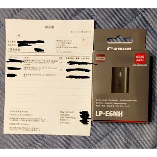 キヤノン(Canon)の新品 Canon 純正バッテリー LP-E6NH(その他)