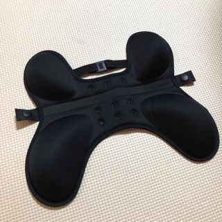 アップリカ(Aprica)のAprica アップリカ　腰マモールパッド　ベビーカー　ブラック　黒(ベビーカー用アクセサリー)