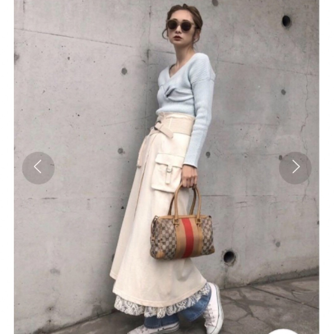 Ameri VINTAGE(アメリヴィンテージ)のAMERI WORK LAYERED SKIRT レディースのスカート(ロングスカート)の商品写真