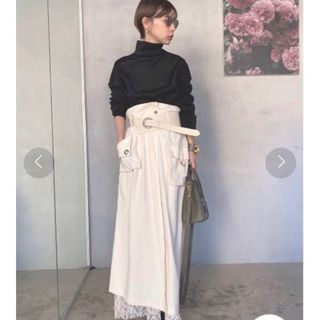 アメリヴィンテージ(Ameri VINTAGE)のAMERI WORK LAYERED SKIRT(ロングスカート)