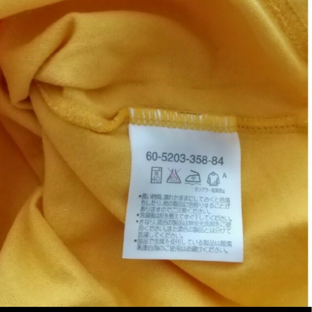 DOUBLE.B(ダブルビー)のミキハウス　ダブルビー  110センチ 半袖Tシャツ　黄色 キッズ/ベビー/マタニティのキッズ服男の子用(90cm~)(Tシャツ/カットソー)の商品写真