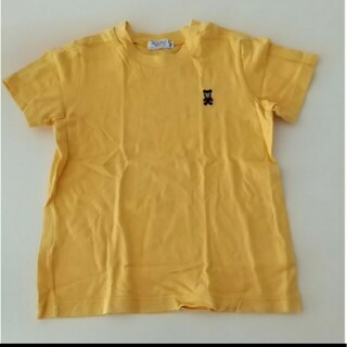 ダブルビー(DOUBLE.B)のミキハウス　ダブルビー  110センチ 半袖Tシャツ　黄色(Tシャツ/カットソー)