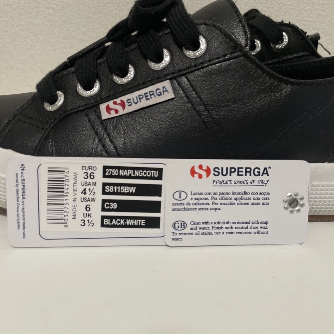 SUPERGA(スペルガ)の☆スペルガ☆スニーカー2750  S8115BW ユニセックス レザー レディースの靴/シューズ(スニーカー)の商品写真