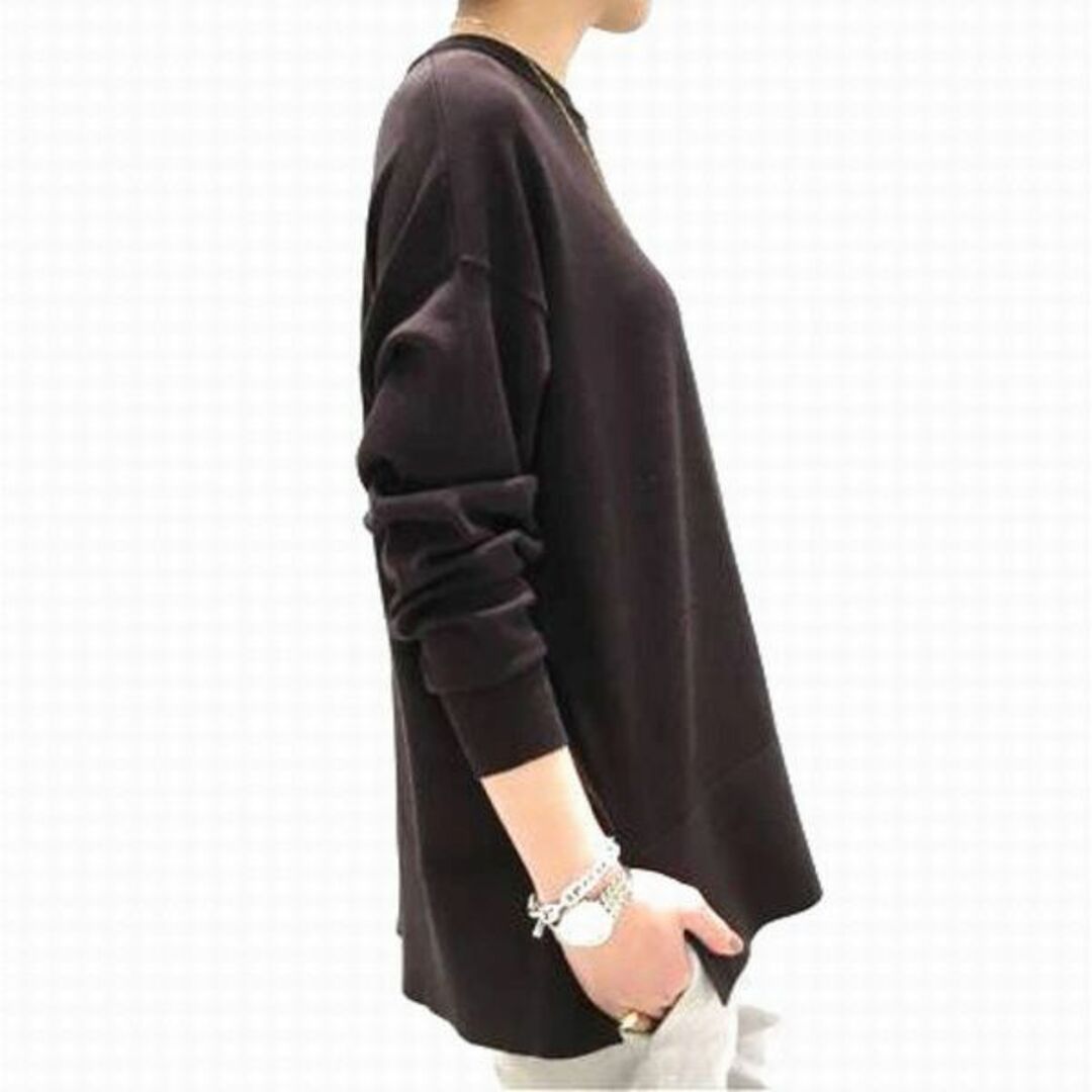 DEUXIEME CLASSE(ドゥーズィエムクラス)のアパルトモン Silk CTN C/N KNIT シルクコットン ニット レディースのトップス(ニット/セーター)の商品写真