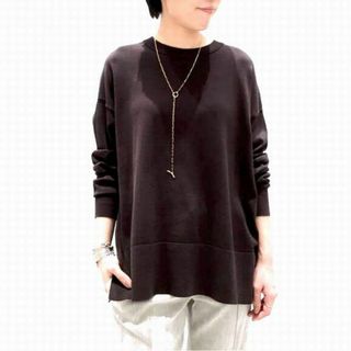 ドゥーズィエムクラス(DEUXIEME CLASSE)のアパルトモン Silk CTN C/N KNIT シルクコットン ニット(ニット/セーター)