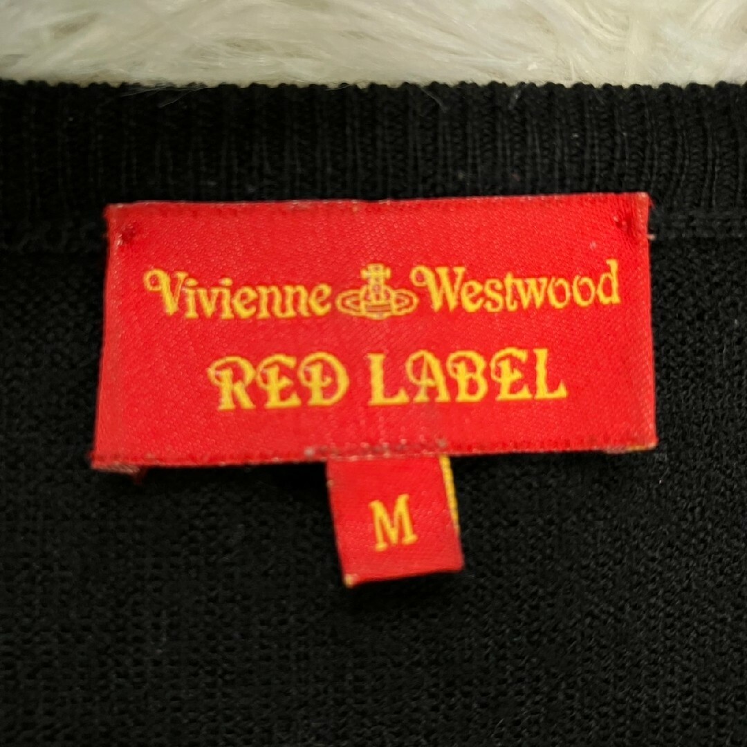 Vivienne Westwood(ヴィヴィアンウエストウッド)のヴィヴィアンウエストウッド カーディガン 刺繍 ブラック レディースのトップス(カーディガン)の商品写真