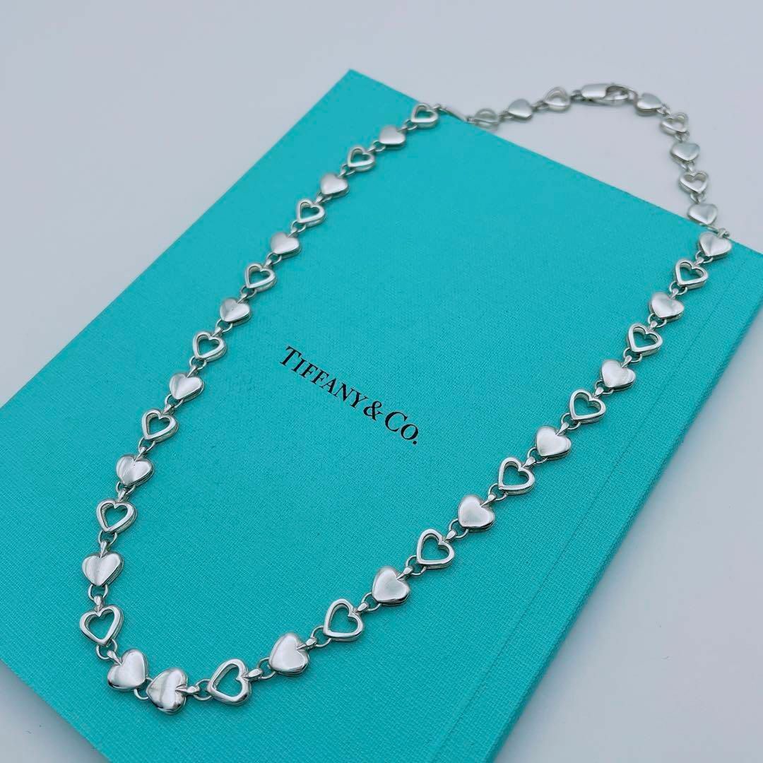 Tiffany & Co.(ティファニー)の【極美品】Tiffany & Co. パフハート　ネックレス　チョーカー レディースのアクセサリー(ネックレス)の商品写真