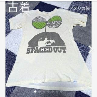 古着　2K BY GINGHAM　Tシャツ　Sサイズ（Mサイズ相当）　イエロー(Tシャツ/カットソー(半袖/袖なし))