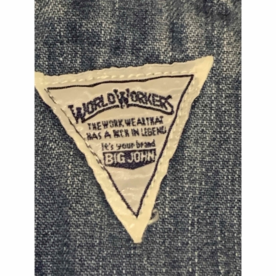 World Workers(ワールドワーカーズ)の古着　オーバーオール　サロペット　L メンズのパンツ(サロペット/オーバーオール)の商品写真