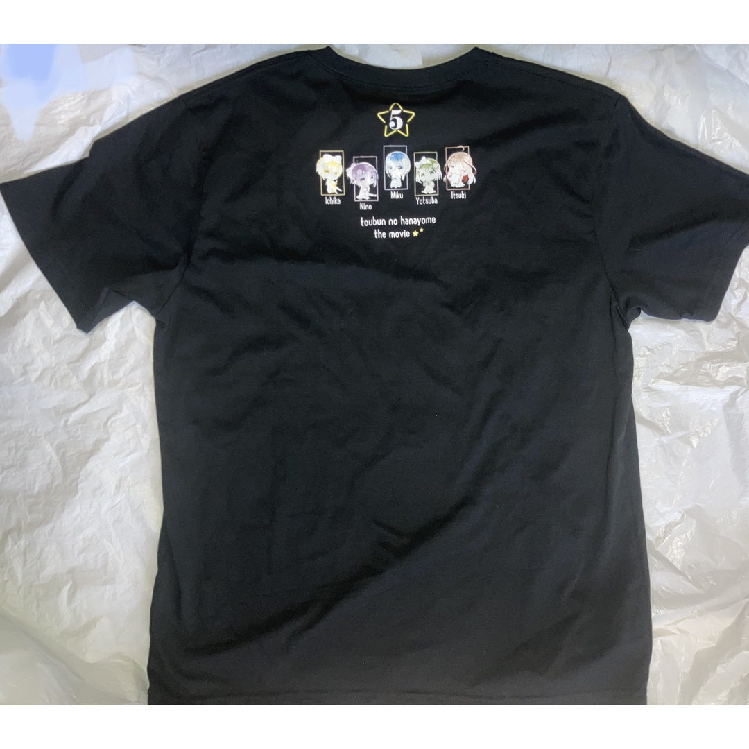講談社(コウダンシャ)の五等分の花嫁　Tシャツ　黒　LLサイズ メンズのトップス(Tシャツ/カットソー(半袖/袖なし))の商品写真