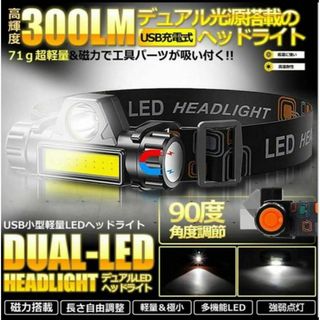 【新品】　高精度 防災 ヘッドライト　LED アウトドア キャンプ 災害対策(その他)