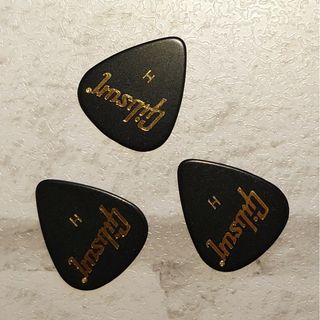 Gibson - ギターピック Gibson Heavy Black【3枚】