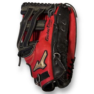 ミズノ(MIZUNO)の人気品！ ミズノ グローバル エリート グローブ グラブ 外野手 レッドブラック(グローブ)