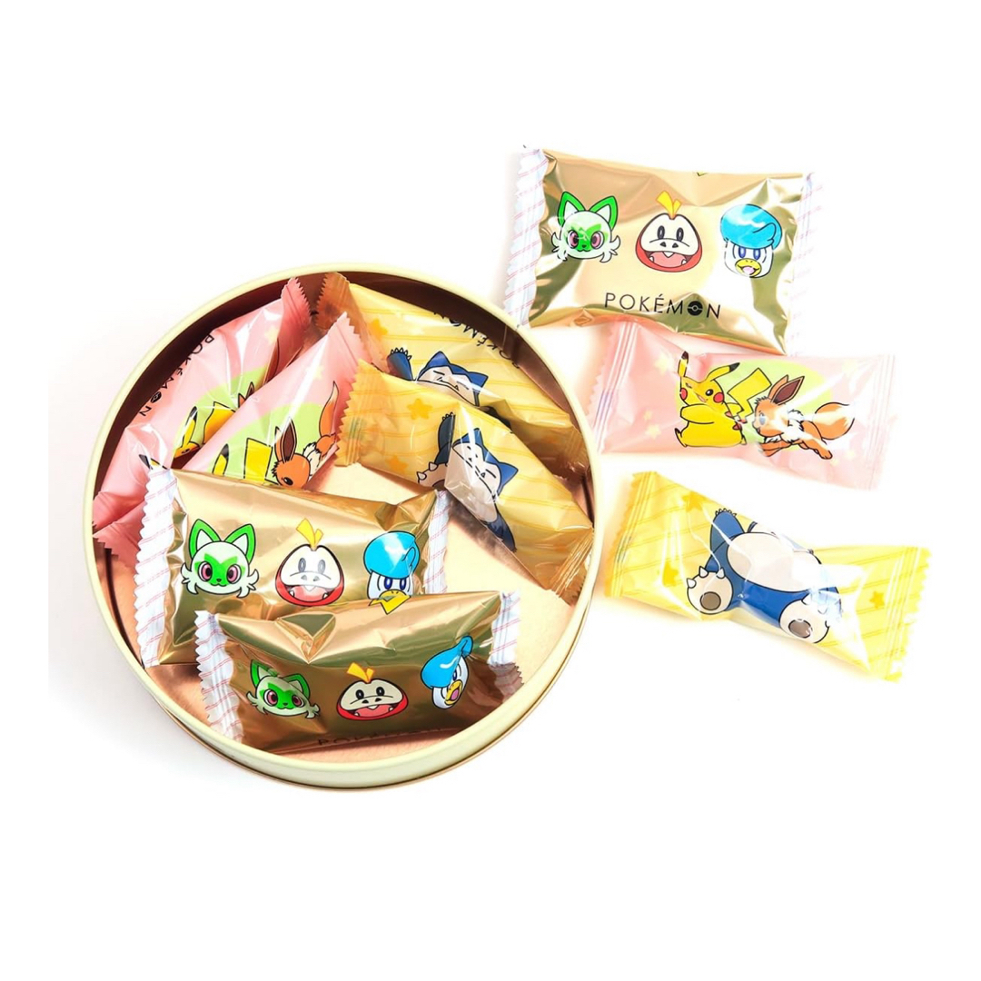 [新品未開封] ポケモン　チョコ入りサークル缶　ポケットモンスター　缶のみ 食品/飲料/酒の食品(菓子/デザート)の商品写真