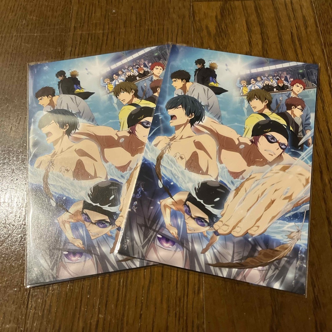 Free! ポストカード 集合2枚セット エンタメ/ホビーのアニメグッズ(カード)の商品写真
