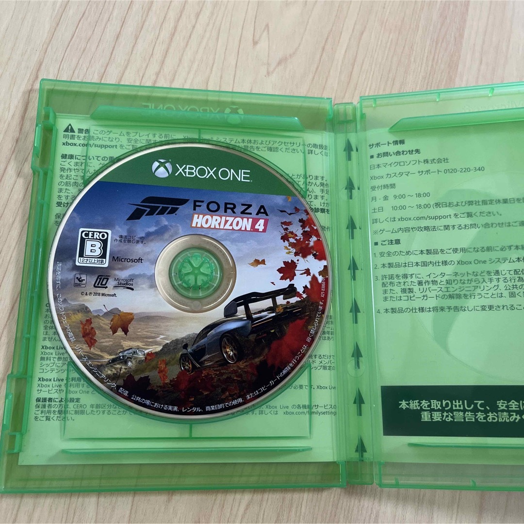 Xbox(エックスボックス)のForza Horizon 4 フォルツァホライゾン4 XBOX ONE エンタメ/ホビーのゲームソフト/ゲーム機本体(家庭用ゲームソフト)の商品写真