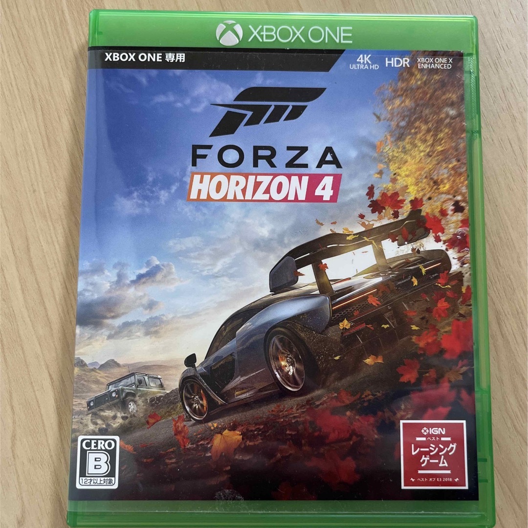 Xbox(エックスボックス)のForza Horizon 4 フォルツァホライゾン4 XBOX ONE エンタメ/ホビーのゲームソフト/ゲーム機本体(家庭用ゲームソフト)の商品写真