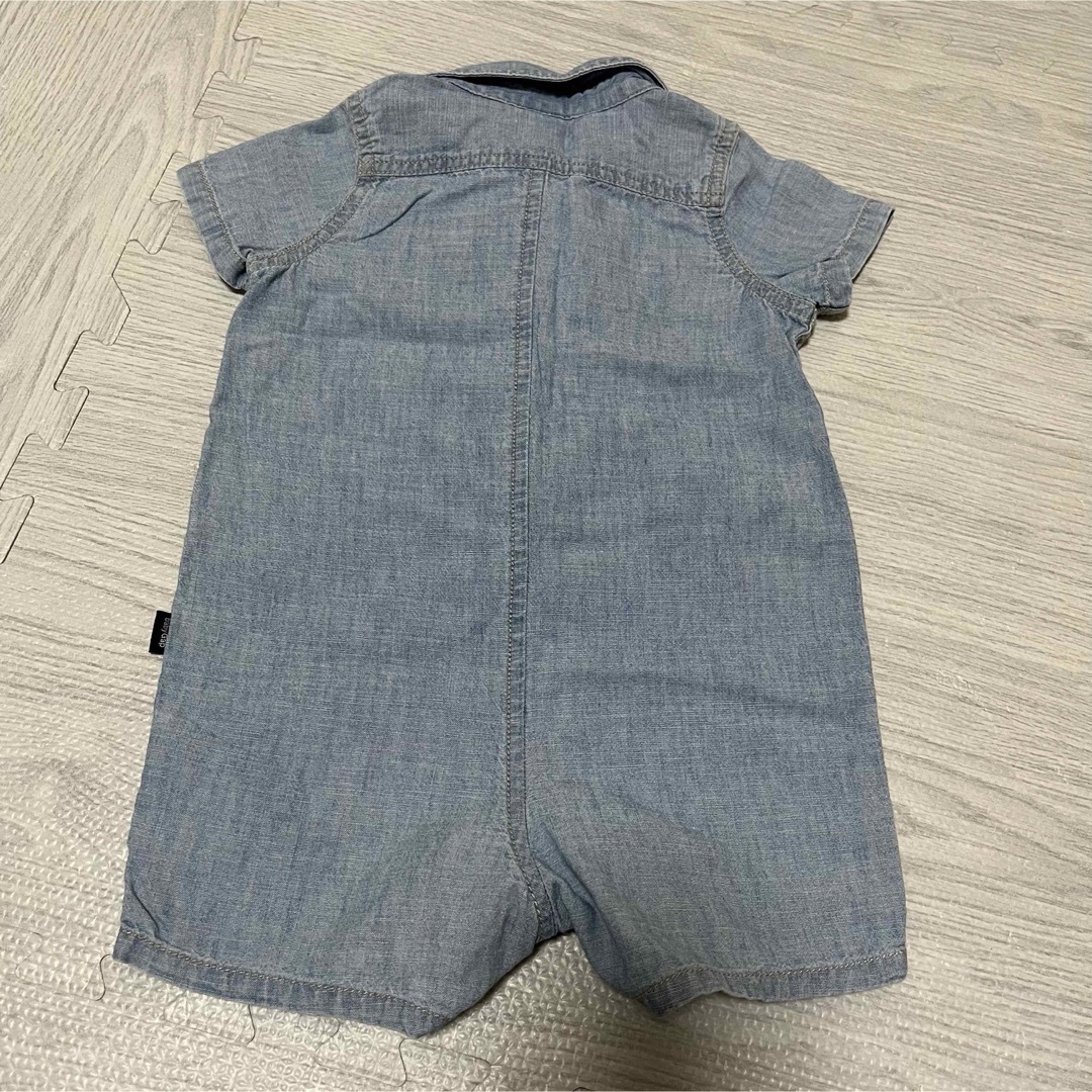 babyGAP(ベビーギャップ)の【Baby GAP】デニムロンパース キッズ/ベビー/マタニティのベビー服(~85cm)(ロンパース)の商品写真