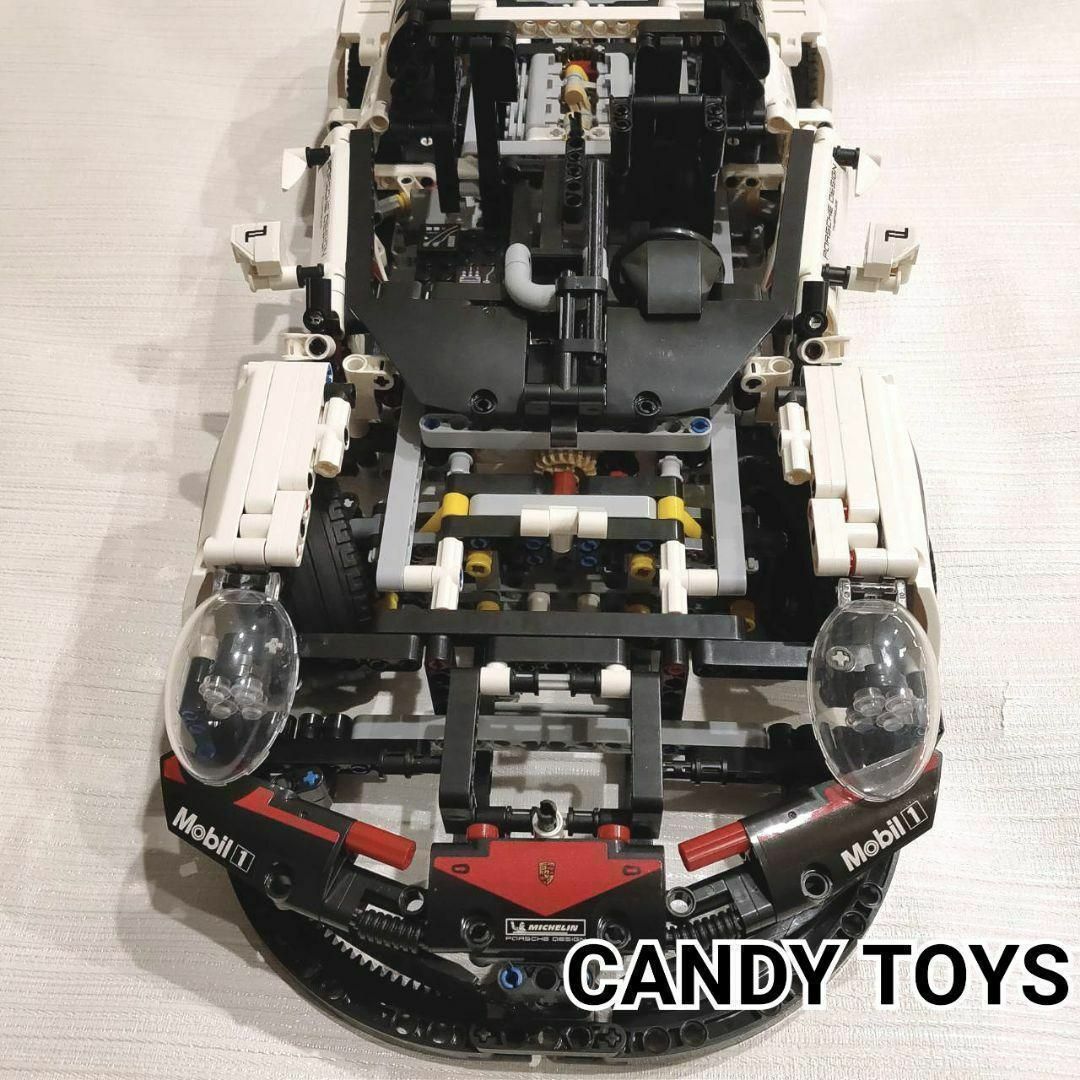 レゴ互換 ブロック 車 レースカー テクニック ポルシェ 911 RSR エンタメ/ホビーのおもちゃ/ぬいぐるみ(模型/プラモデル)の商品写真
