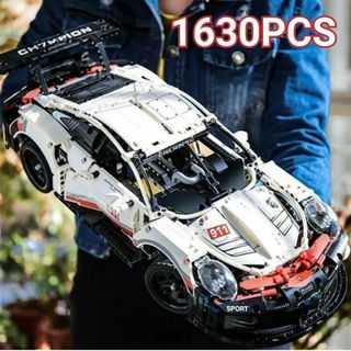 レゴ互換 ブロック 車 レースカー テクニック ポルシェ 911 RSR(模型/プラモデル)