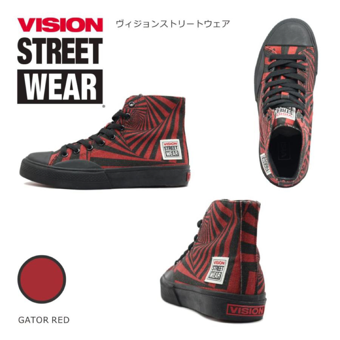 VISION STREET WEAR(ヴィジョン ストリート ウェア)の☆VISION STREET WEAR☆ CANVAS HI メンズの靴/シューズ(スニーカー)の商品写真