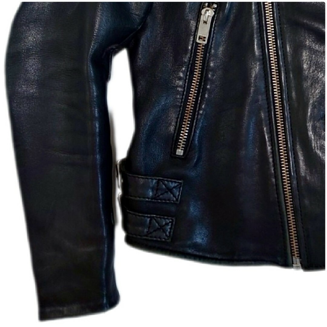 DIESEL(ディーゼル)の定価13.8万 ディーゼル 最高級プレミアムラムレザーダブルライダースジャケット メンズのジャケット/アウター(ライダースジャケット)の商品写真