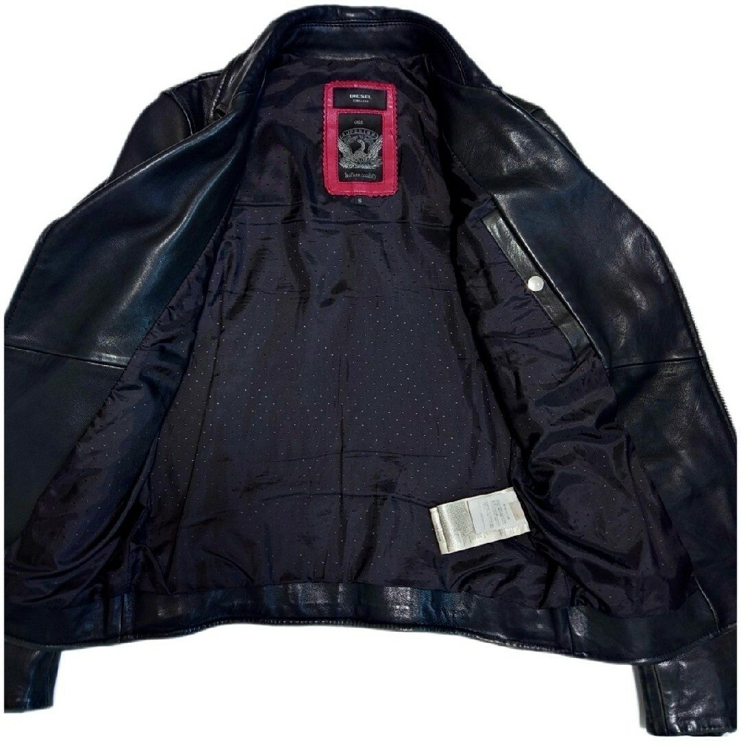 DIESEL - 定価13.8万 ディーゼル 最高級プレミアムラムレザー DIESEL - 定価13.8万 ディーゼル 最高級プレミアムラムレザー