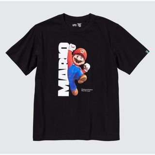 ユニクロ(UNIQLO)の【新品・未使用】ユニクロ スーパーマリオブラザーズ UT ブラック XL(Tシャツ/カットソー(半袖/袖なし))