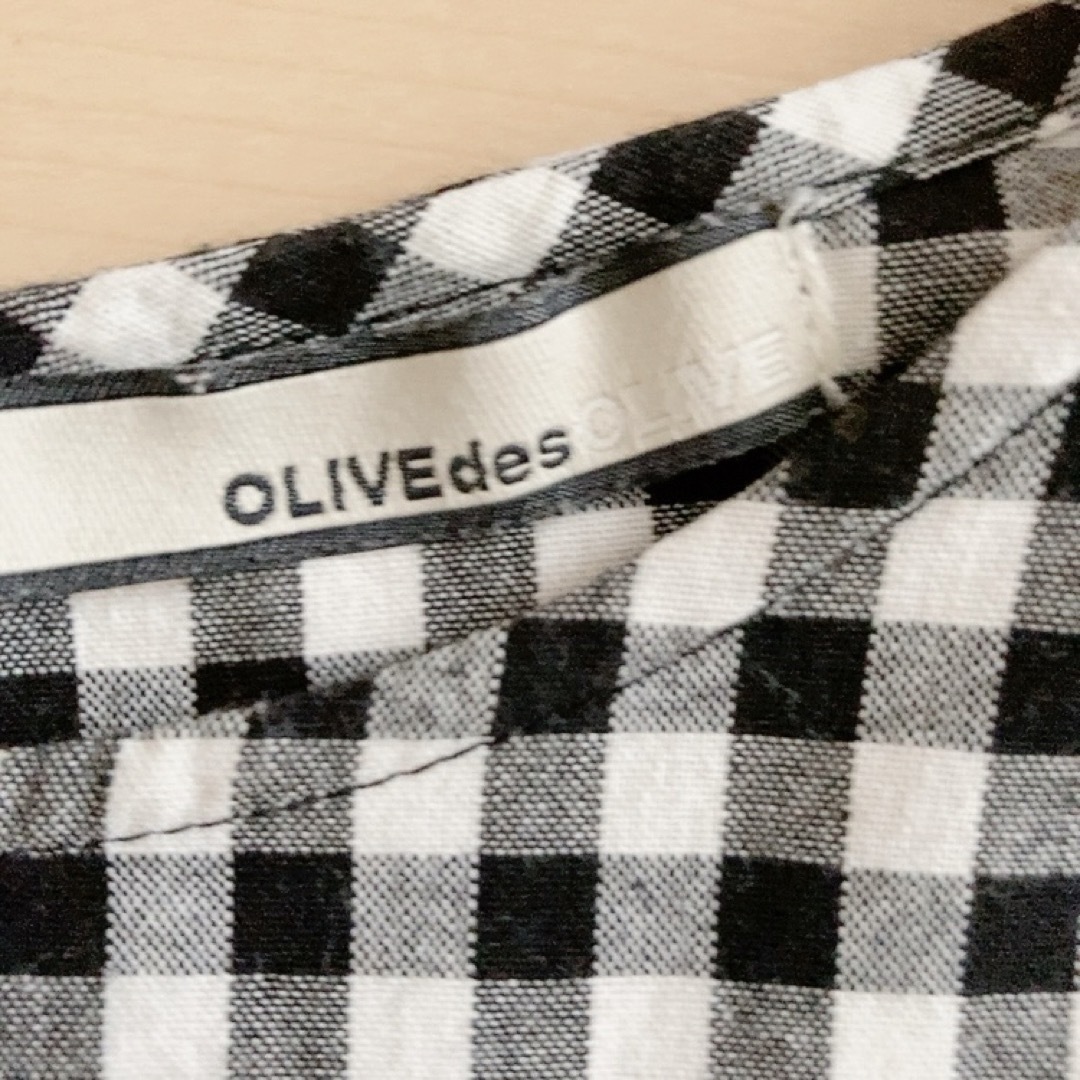 OLIVEdesOLIVE(オリーブデオリーブ)のOLIVE des OLIVE☆ギンガムチェックワンピース レディースのワンピース(ひざ丈ワンピース)の商品写真