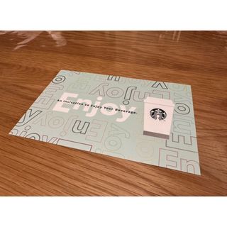 Starbucks Coffee - 即日発送　ミニレター発送　Starbucks 1枚　スターバックス　チケット