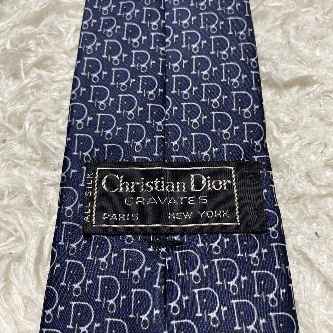 Christian Dior(クリスチャンディオール)のChristian Dior ネクタイ　トロッター　シルク　お洒落　総柄　一点物 メンズのファッション小物(ネクタイ)の商品写真