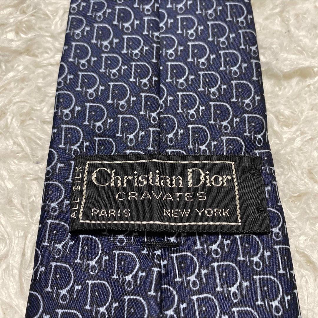 Christian Dior(クリスチャンディオール)のChristian Dior ネクタイ　トロッター　シルク　お洒落　総柄　一点物 メンズのファッション小物(ネクタイ)の商品写真