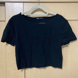 ザラ(ZARA)のZARA ザラ クロップド Tシャツ(Tシャツ(半袖/袖なし))