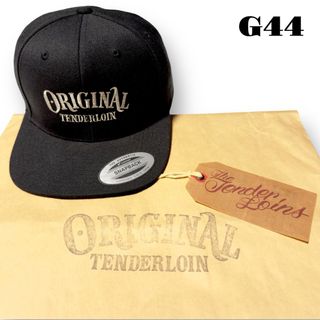 テンダーロイン(TENDERLOIN)の本店限定！ TENDERLOIN トラッカー キャップ OT ブラック 黒 銀(キャップ)