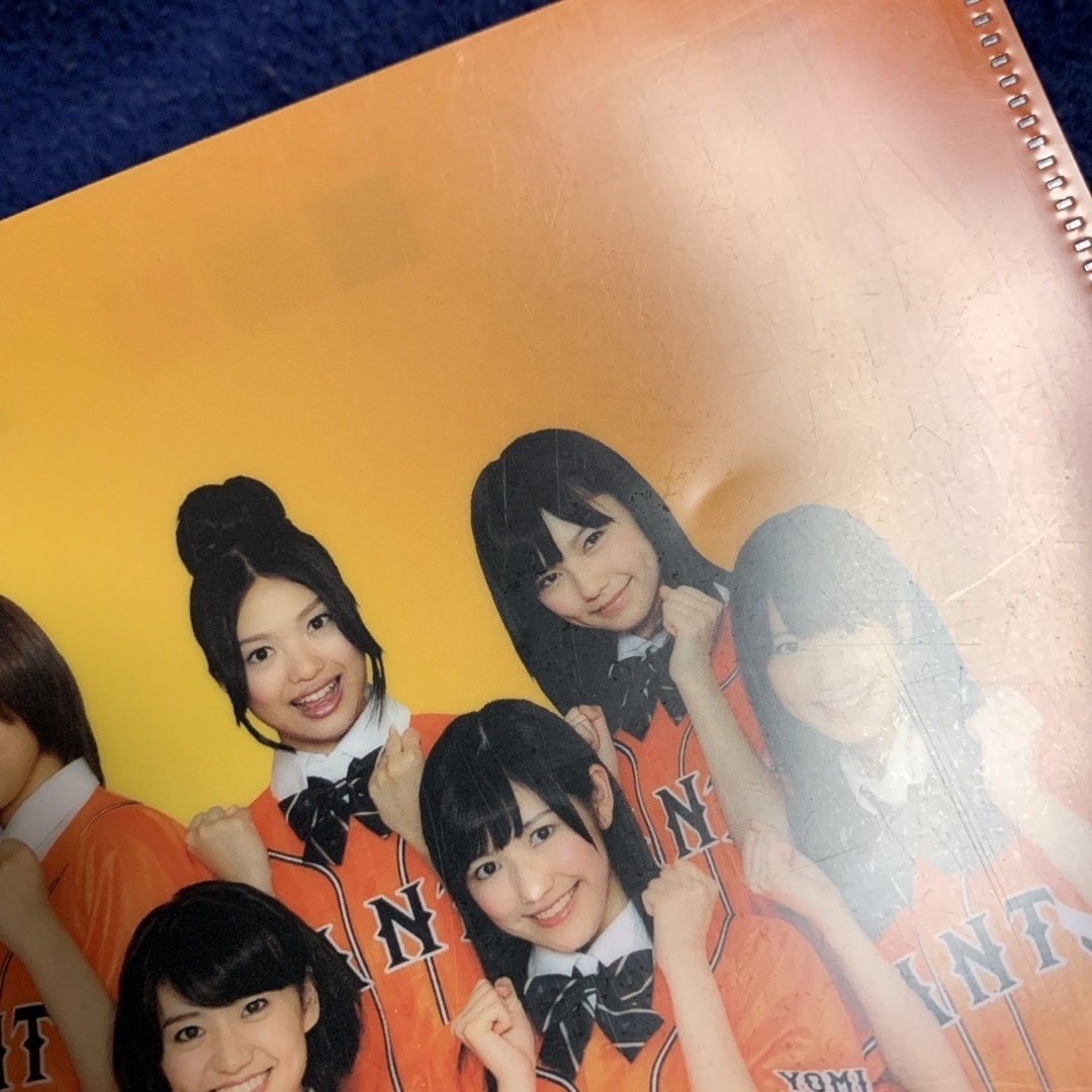 AKB48×ジャイアンツ クリアファイル エンタメ/ホビーのタレントグッズ(女性タレント)の商品写真